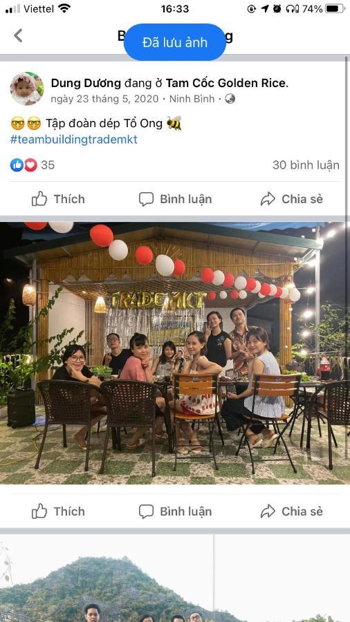 Tam Coc Golden Rice Hotel Ninh Bình Kültér fotó
